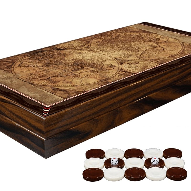 Deluxe backgammon set